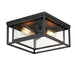 Maxim Cabana 2-Light Flush Mount Model: 3031CDBK