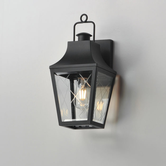 Maxim Storybook 1-Light Outdoor Small Wall Sconce Model: 30361CLBK