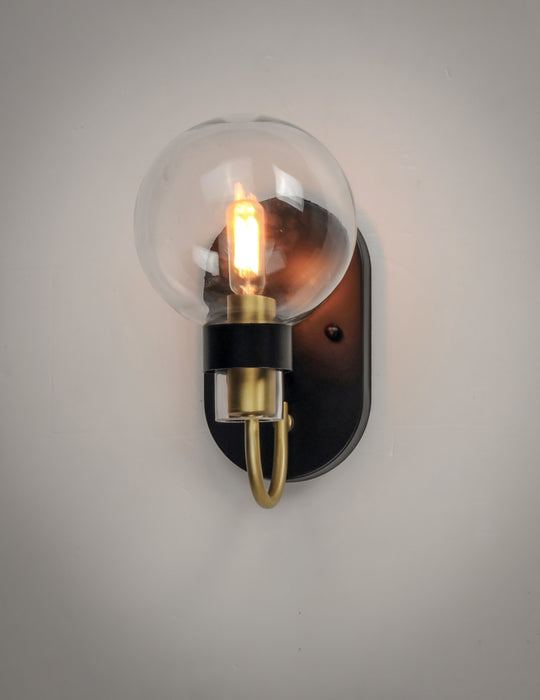 Maxim Bauhaus 1-Light Wall Sconce Model: 30511CLBZSBR