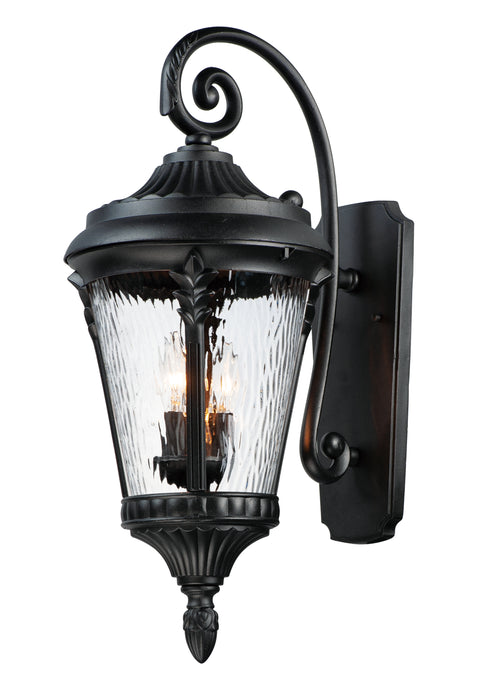 Maxim Sentry 3-Light Outdoor Wall Sconce Model: 3055WGBK