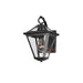 Maxim Prism 12 Outdoor Wall Sconce Model: 30562CLBK