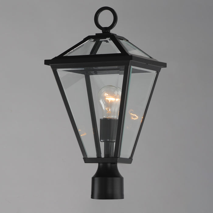 Maxim Prism 1-Light Outdoor Post Lantern Model: 30568CLBK