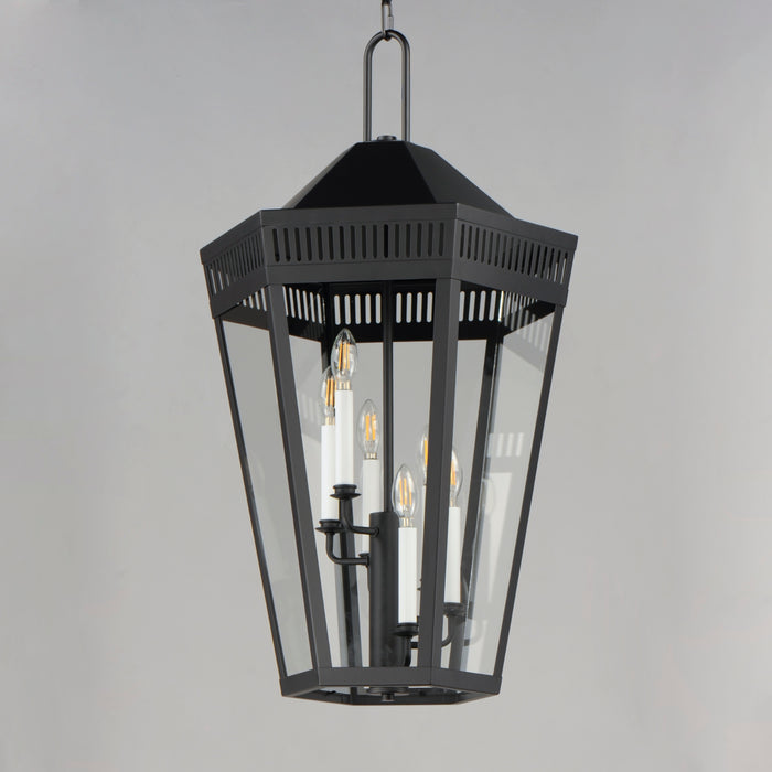 Maxim Oxford Outdoor 6-Light Pendant Model: 30598CLBK