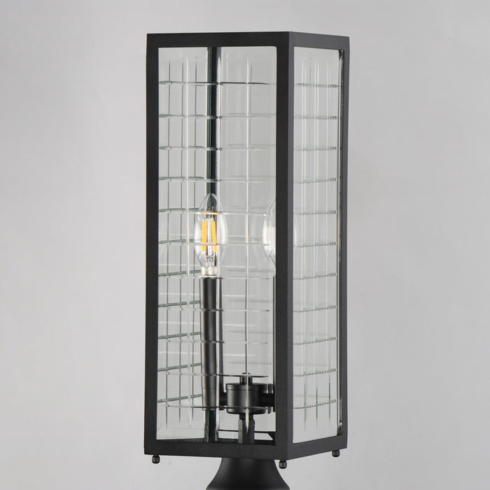 Maxim Magnus Outdoor Post Lantern Model: 30699CLBK