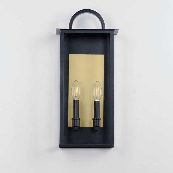 Maxim Manchester 2-Light Medium Outdoor Wall Sconce Model: 30754CLBK