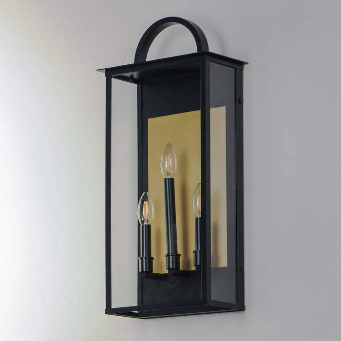 Maxim Manchester 3-Light Large Outdoor Wall Sconce Model: 30756CLBK