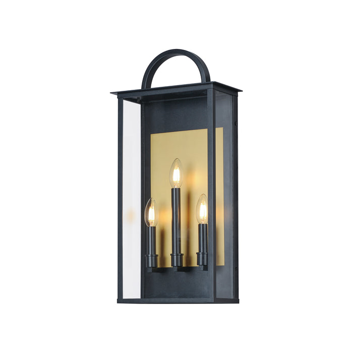 Maxim Manchester 3-Light Large Outdoor Wall Sconce Model: 30756CLBK