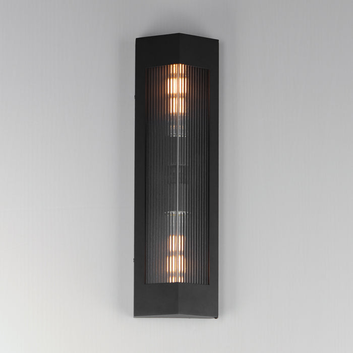 Maxim Triform 20 Outdoor Wall Sconce Model: 30762CRBKAB