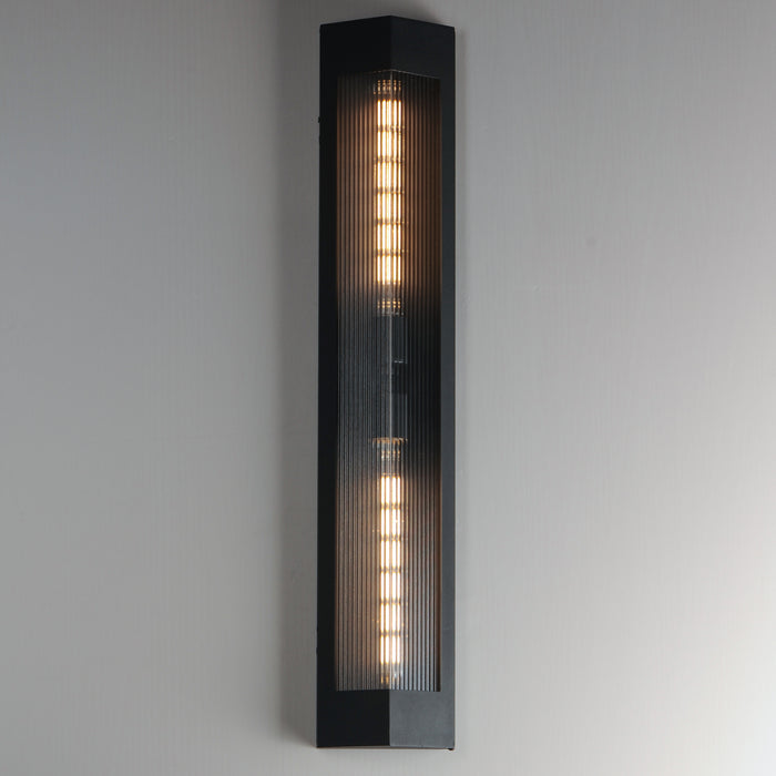 Maxim Triform 32 Outdoor Wall Sconce Model: 30763CRBKAB