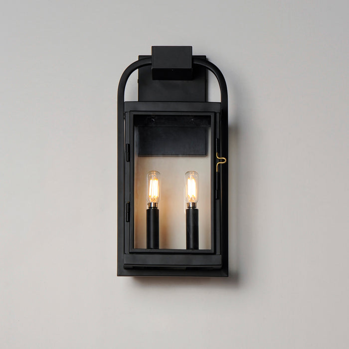 Maxim Bonham Outdoor Wall Sconce Model: 30802CLBK