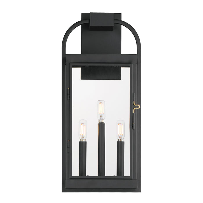 Maxim Bonham Large Outdoor Wall Sconce Model: 30804CLBK