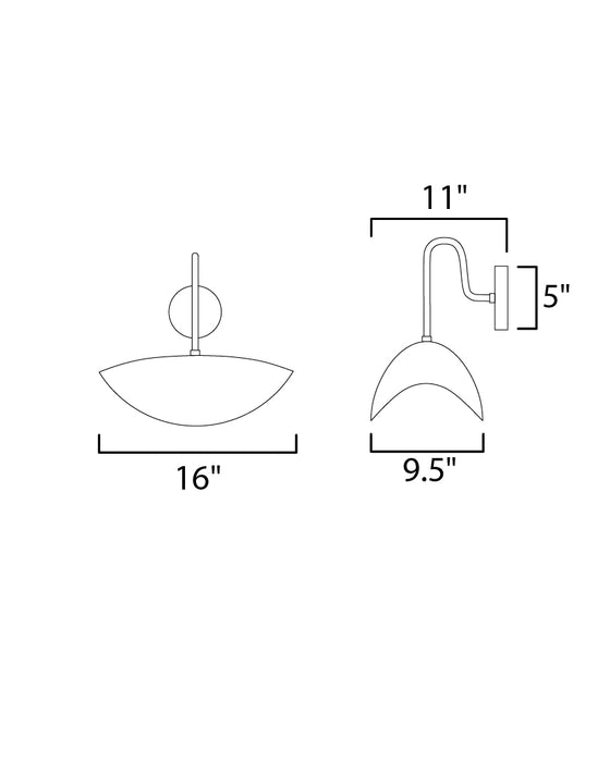 Maxim Denarii Wall Sconce Model: 31260NG