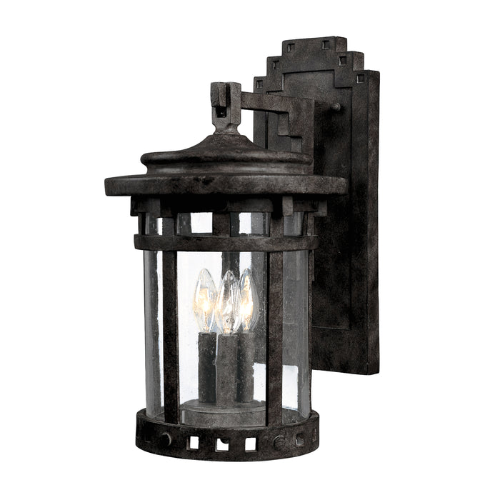 Maxim Santa Barbara Cast 3-Light Outdoor Wall Lantern Model: 3135CDSE