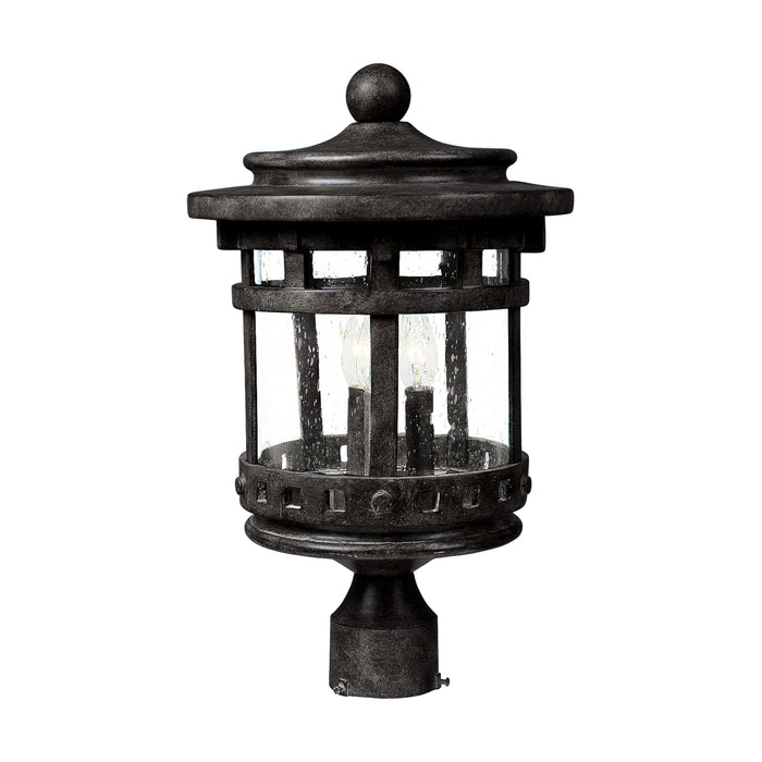 Maxim Santa Barbara Cast 3-LT Outdoor Pole/Post Lantern Model: 3136CDSE