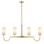 Maxim Town & Country 4-Light Linear Chandelier Model: 32004SWSBR