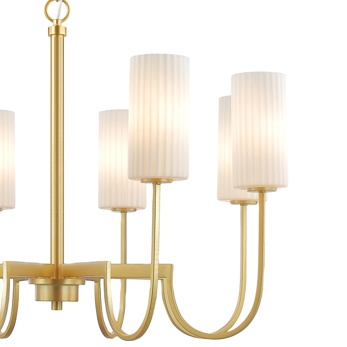 Maxim Town & Country 8-Light Chandelier Model: 32008SWSBR