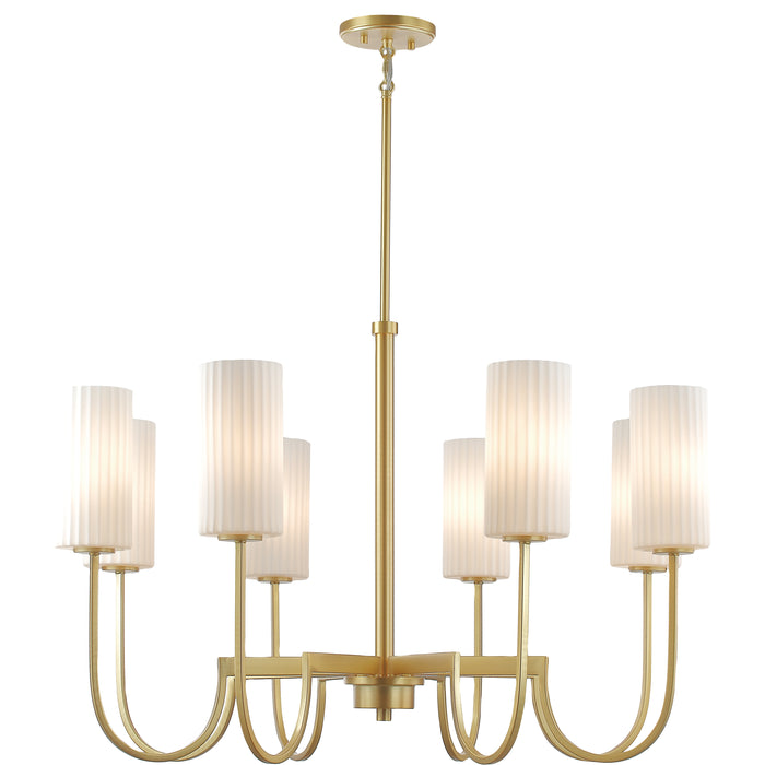 Maxim Town & Country 8-Light Chandelier Model: 32008SWSBR