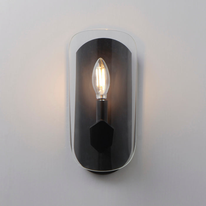 Maxim Armory 1-Light Wall Sconce Model: 32351CLBK