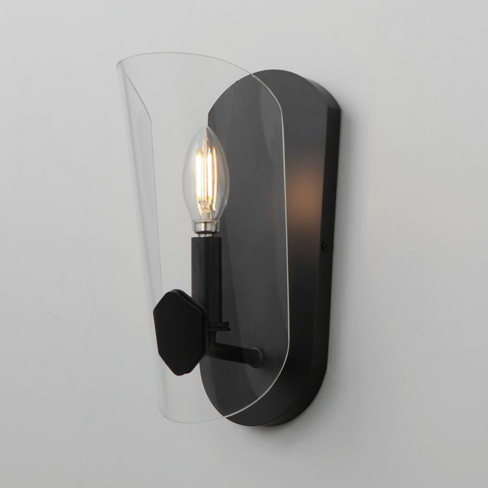 Maxim Armory 1-Light Wall Sconce Model: 32351CLBK