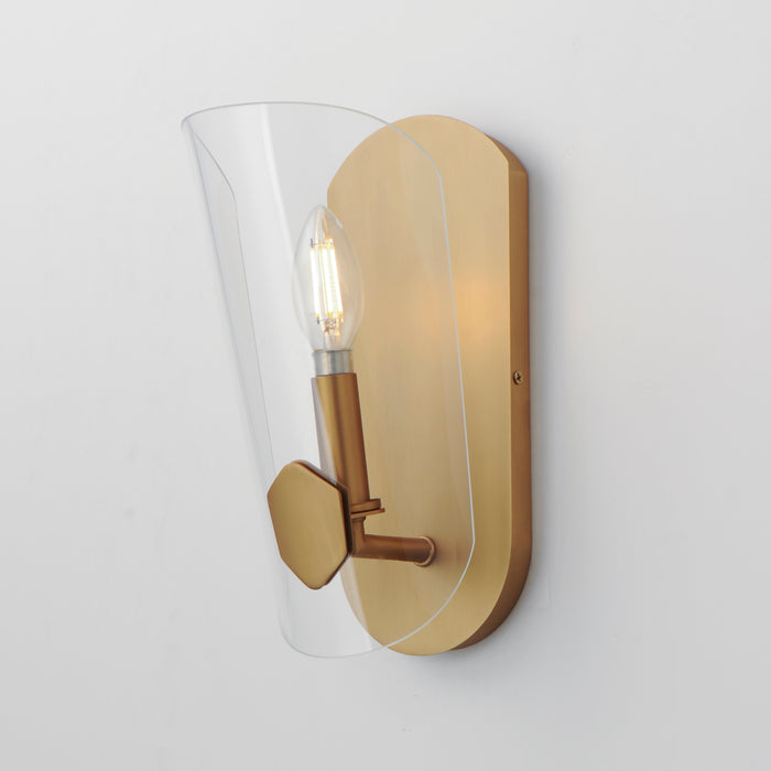 Maxim Armory 1-Light Wall Sconce Model: 32351CLNAB