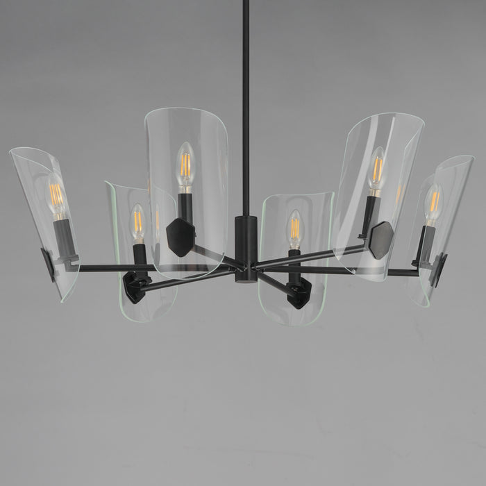 Maxim Armory 6-Light Chandelier Model: 32356CLBK