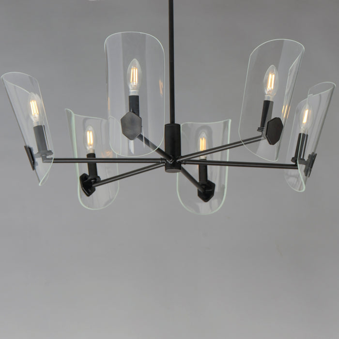 Maxim Armory 6-Light Chandelier Model: 32356CLBK