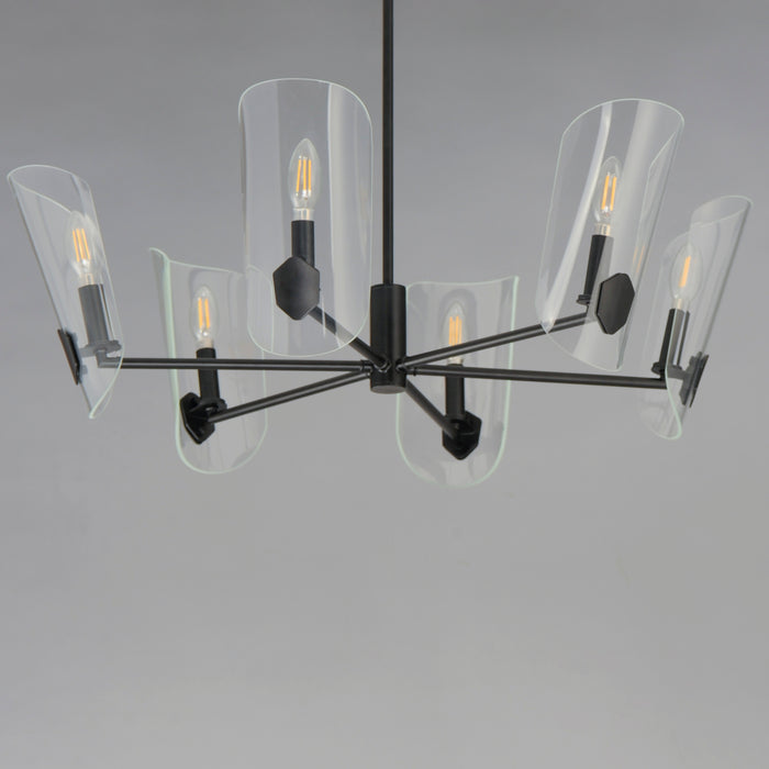 Maxim Armory 6-Light Chandelier Model: 32356CLBK