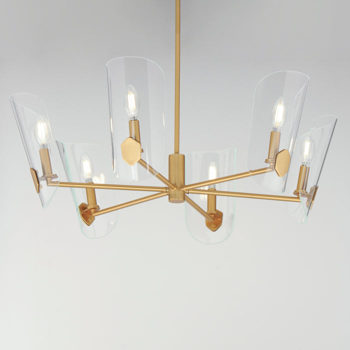 Maxim Armory 6-Light Chandelier Model: 32356CLNAB