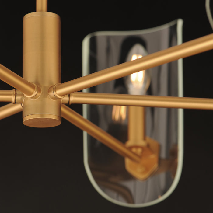 Maxim Armory 6-Light Chandelier Model: 32356CLNAB