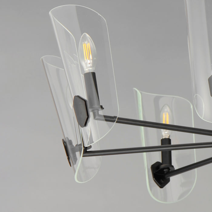 Maxim Armory 8-Light Chandelier Model: 32358CLBK