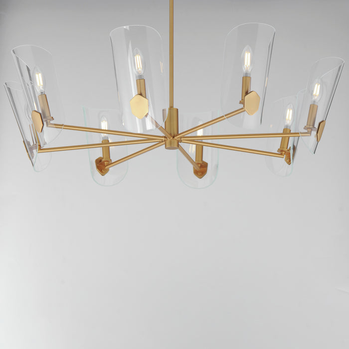 Maxim Armory 8-Light Chandelier Model: 32358CLNAB