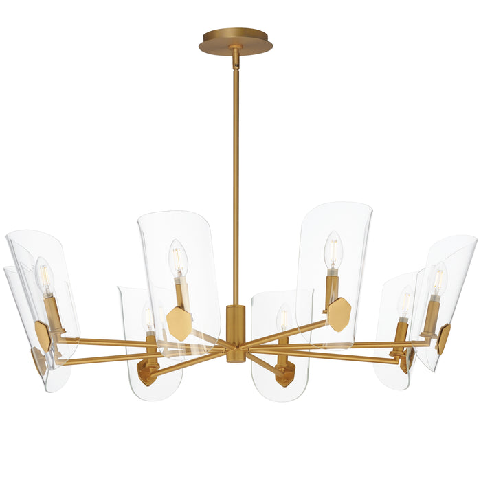 Maxim Armory 8-Light Chandelier Model: 32358CLNAB