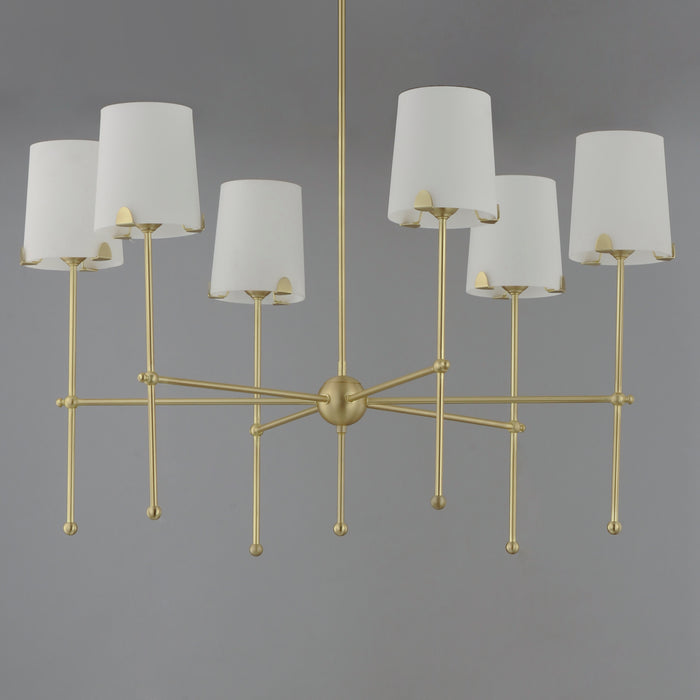 Maxim Huntington 6-Light Chandelier Model: 32366WTSBR