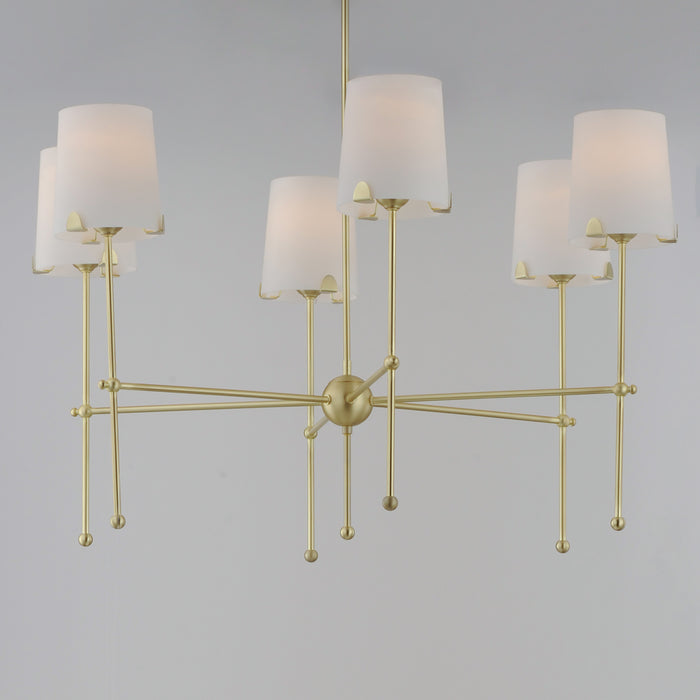 Maxim Huntington 6-Light Chandelier Model: 32366WTSBR