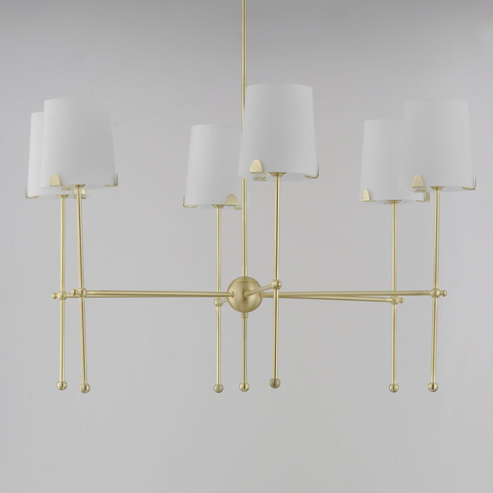 Maxim Huntington 6-Light Chandelier Model: 32366WTSBR