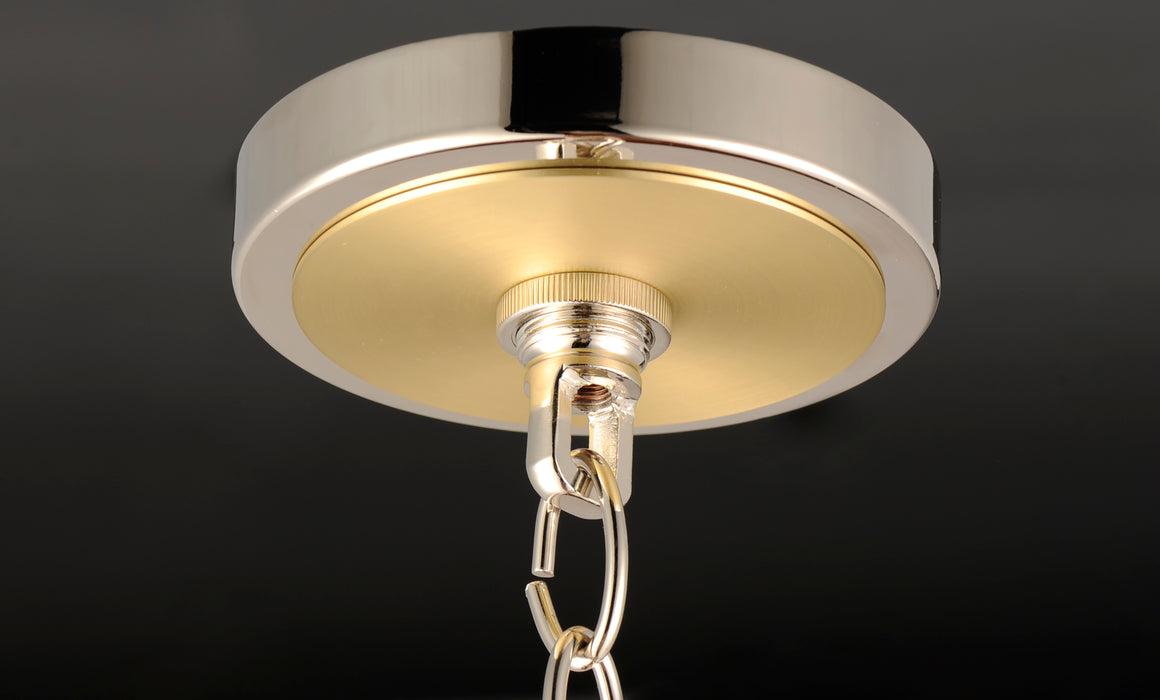 Maxim Uptown 8-Light Chandelier Model: 32398OFSBRPN