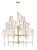 Maxim Uptown 15-Light Chandelier Model: 32399OFSBRPN