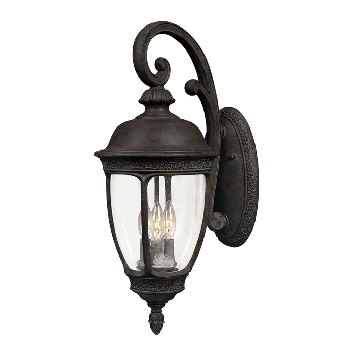 Maxim Knob Hill Cast 3-Light Outdoor Wall Lantern Model: 3466CDSE