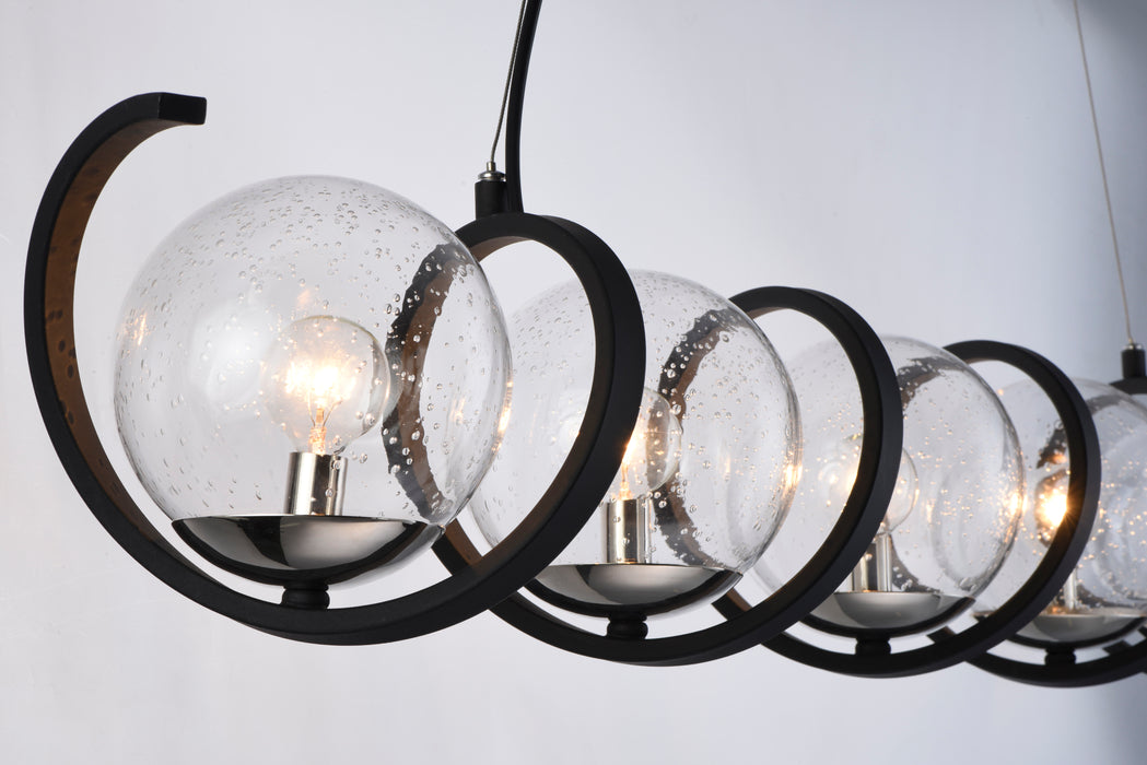 Maxim Curlicue 5-Light Pendant Model: 35105CDBKPN