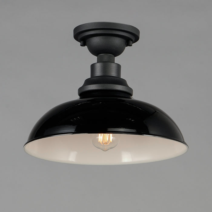 Maxim Granville 1-Light Flush Mount Model: 35110GBBK