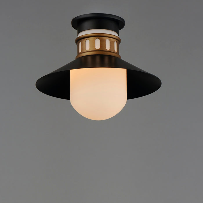 Maxim Admiralty 1-Light Outdoor Flush Mount Model: 35120SWBKAB