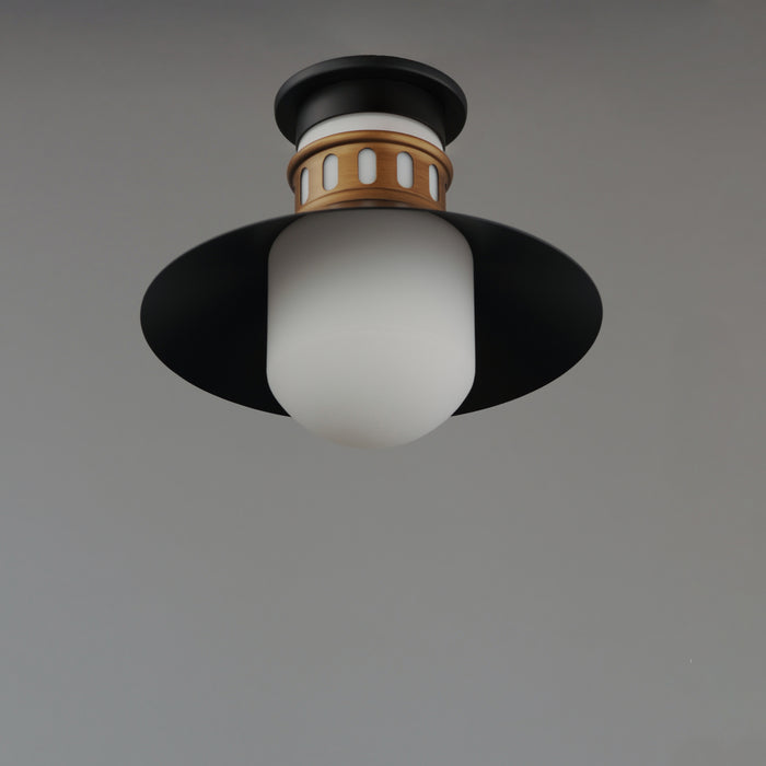 Maxim Admiralty 1-Light Outdoor Flush Mount Model: 35120SWBKAB