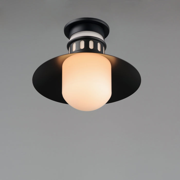 Maxim Admiralty 1-Light Outdoor Flush Mount Model: 35120SWBK