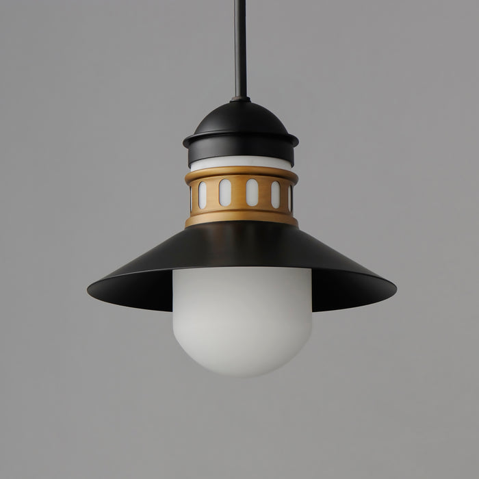 Maxim Admiralty 1-Light Outdoor Pendant Model: 35121SWBKAB