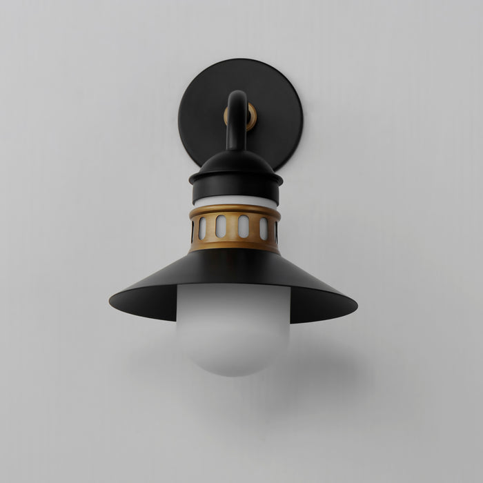 Maxim Admiralty 1-Light Outdoor Wall Sconce Model: 35122SWBKAB