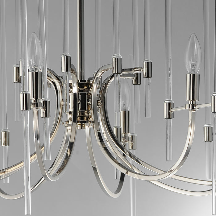 Maxim Divine 8-Light Chandelier Model: 38408CLPN