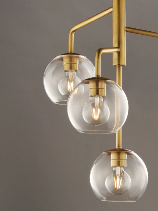 Maxim Branch 4-Light Pendant Model: 38414CLNAB