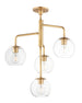 Maxim Branch 4-Light Pendant Model: 38414CLNAB