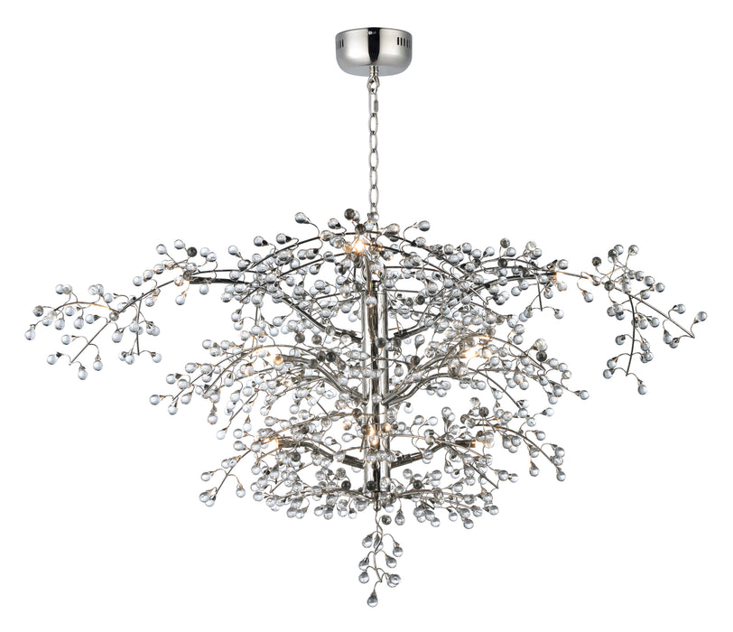 Maxim Cluster 12-Light LED Chandelier Model: 38506CLPN