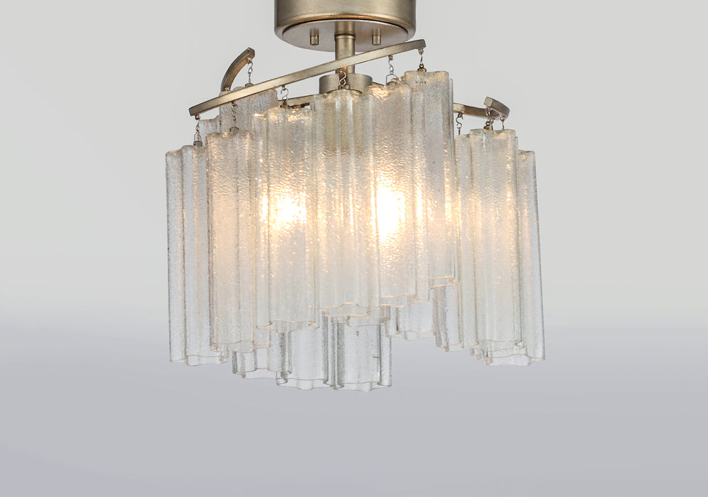 Maxim Victoria 3-Light Semi Flush Model: 39570WFLGS